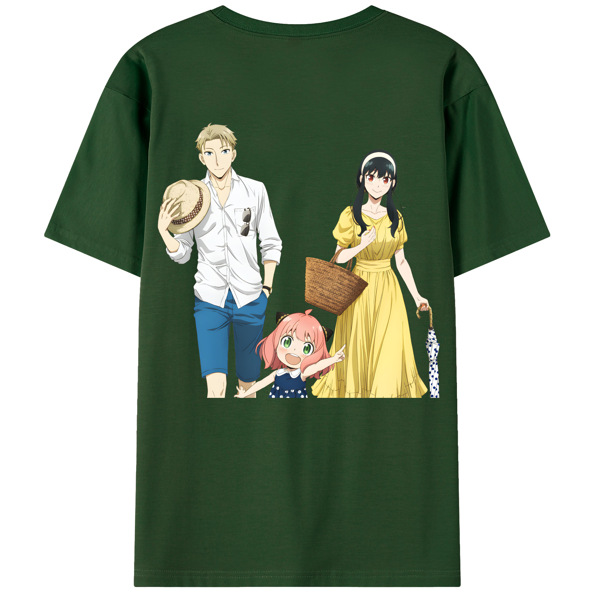 （画像用） SPY×FAMILY间谍家家酒 綿100％半袖Tシャツ（背面プリント）